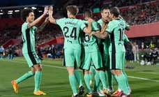 El Atlético gana en casa de un apático Mallorca y ya huele la Champions