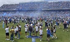 Locura en Alicante con el Hércules: invasión de campo para celebrar el ascenso de «un gigante que estaba dormido»