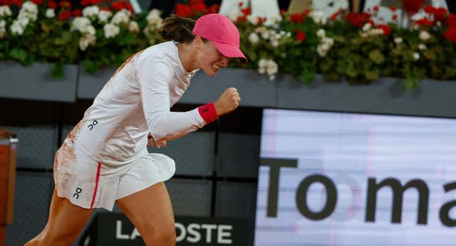 Iga Swiatek se aferra al ‘espíritu Nadal’ en la final más larga: “Me vino a la mente que Rafa tuvo partidos así e hizo clic”