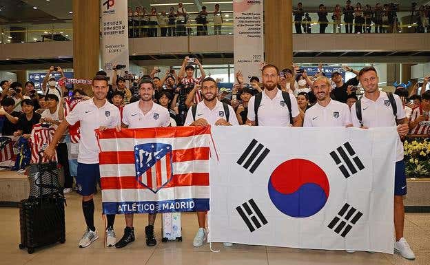 La gira de pretemporada de 2023 empezó en Seúl. Atlético de Madrid