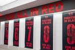 Un trozo del Allianz en el vestuario del Bernabéu