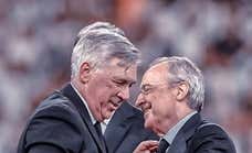 Ancelotti se rinde a Florentino Pérez tras pasar a la final: «Aquí sólo hay un capitán»