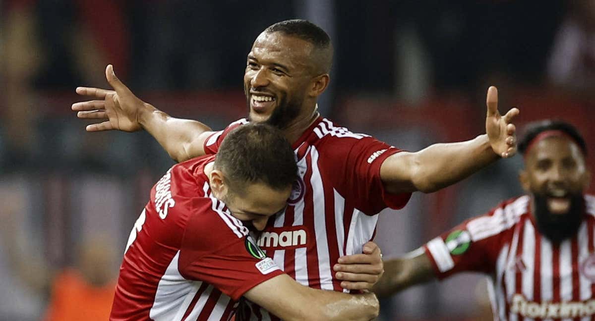El Kaabi, delantero de Olympiacos.