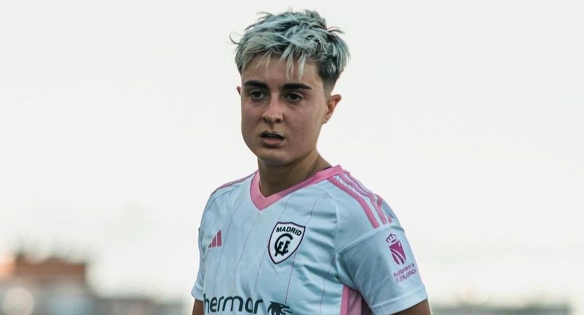 Lucía Pardo, jugadora del Madrid CFF.
