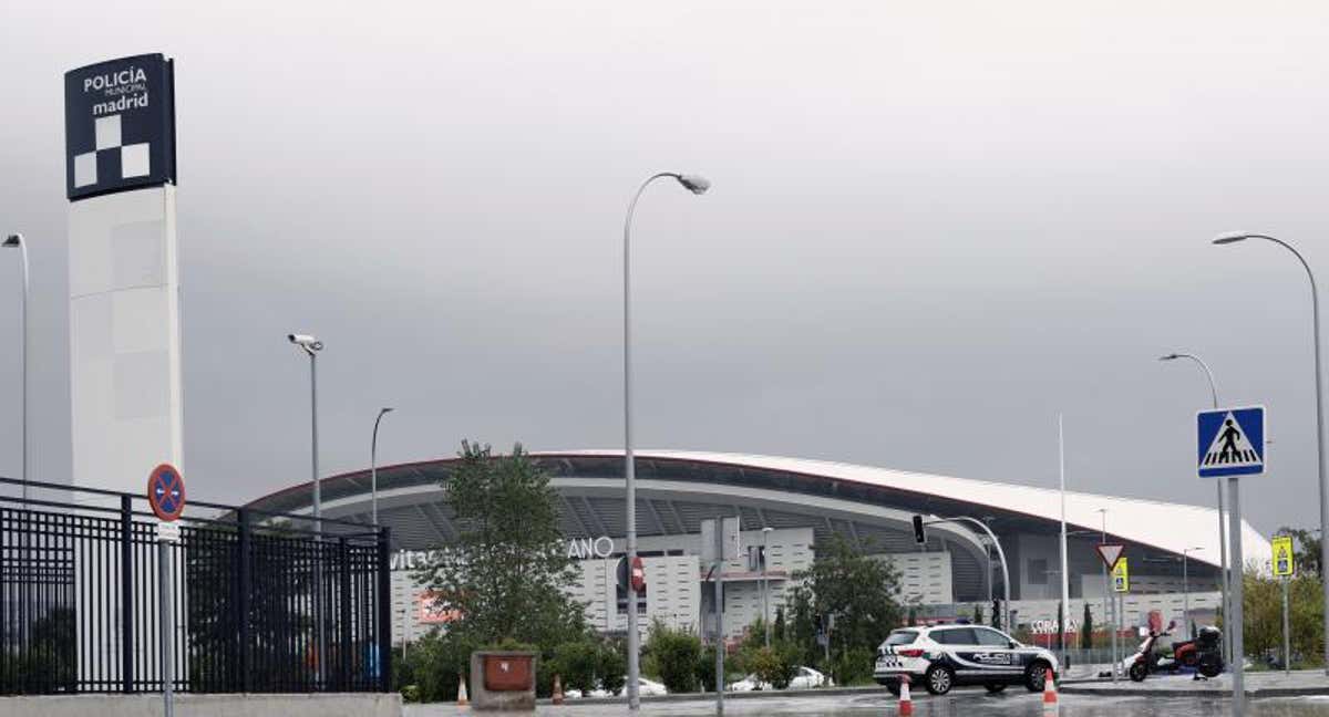 El estadio Metropolitano, desde fuera