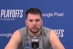 La rueda de prensa más surrealista de Luka Doncic por culpa de una inesperada interrupción