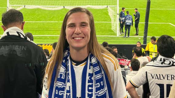 Inma en el Bernabéu. /INSTAGRAM: INMA MUÑOZ