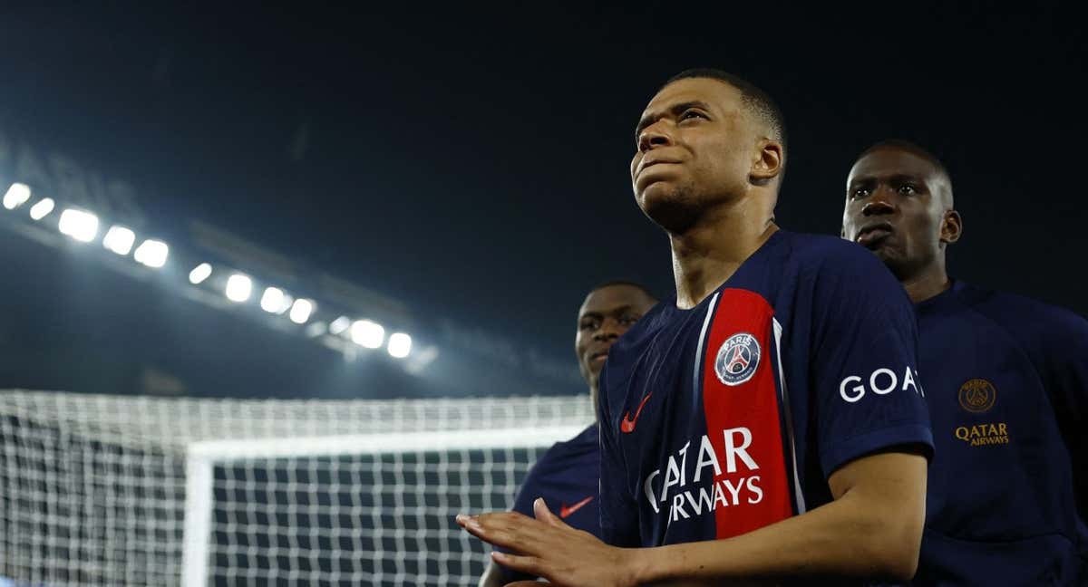 Mbappé, ante los ultras./REUTERS