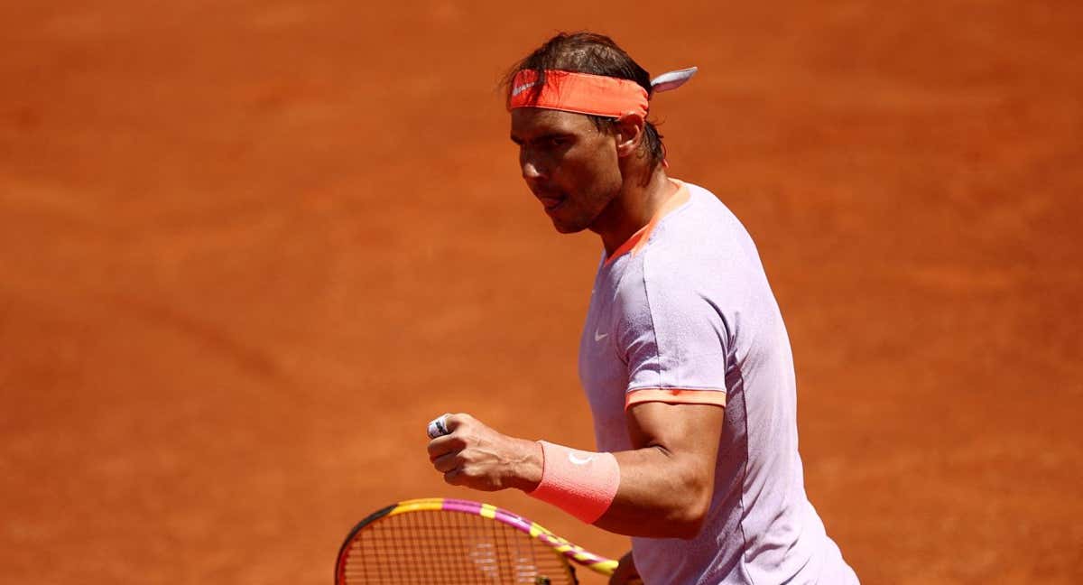 Rafa Nadal está en la segunda ronda del Masters de Roma 2024 y quiere seguir avanzando en un torneo donde siempre ha sido protagonista. /REUTERS