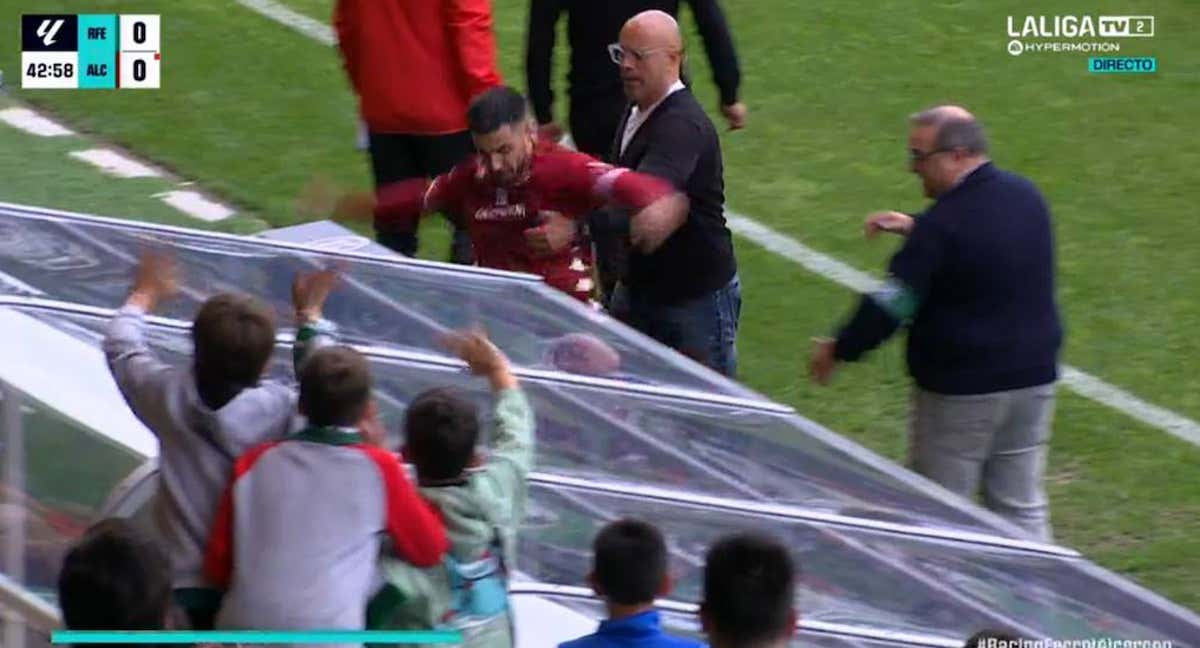 Chema, enfurecido.