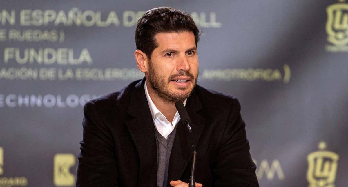 Albert Luque, en un acto de la RFEF.