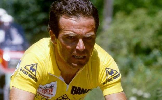Bernard Hinault durante el Tour de Francia. Efe