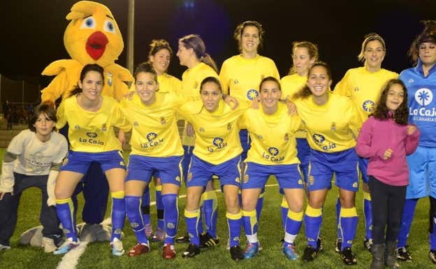 El equipo femenino.  LAS PALMAS