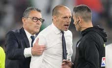 Allegri insulta a árbitros, a su director deportivo... y al director de un medio: «Te arranco las dos orejas»