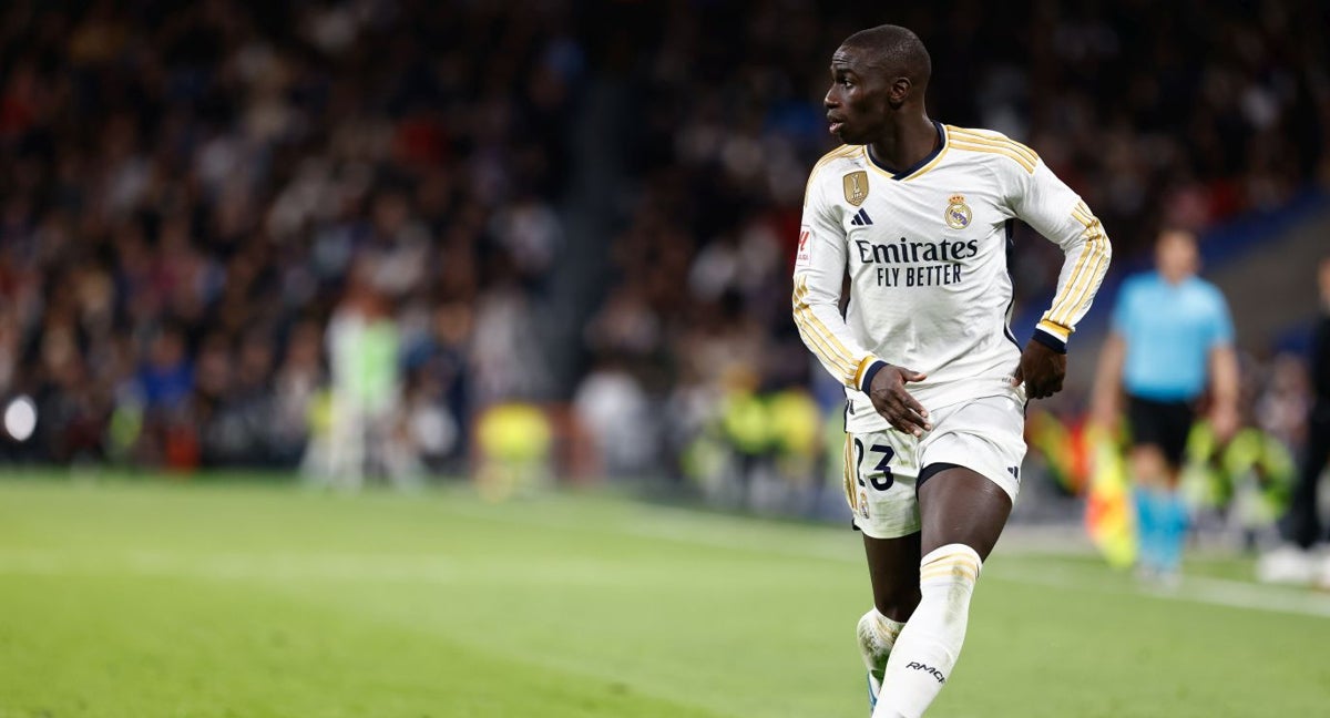 Ferland Mendy, en un partido con el Madrid.