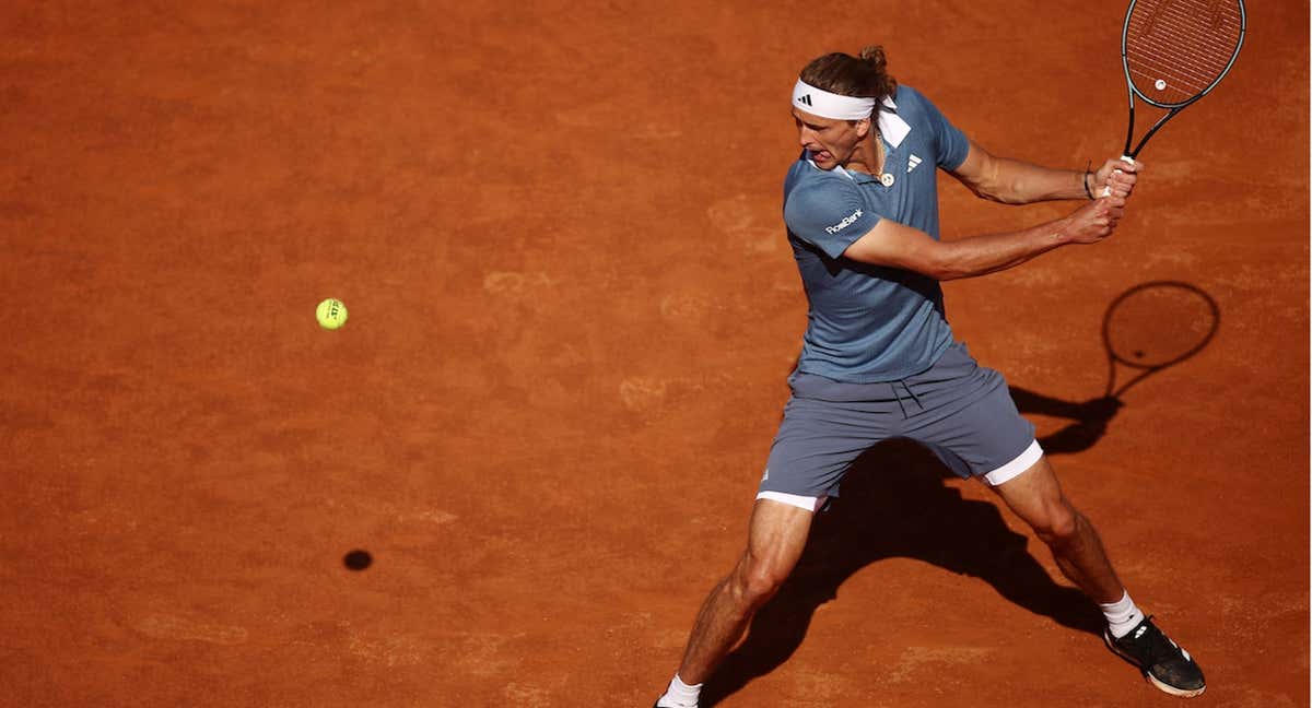 Alexander Zverev en el Masters de Roma./REUTERS