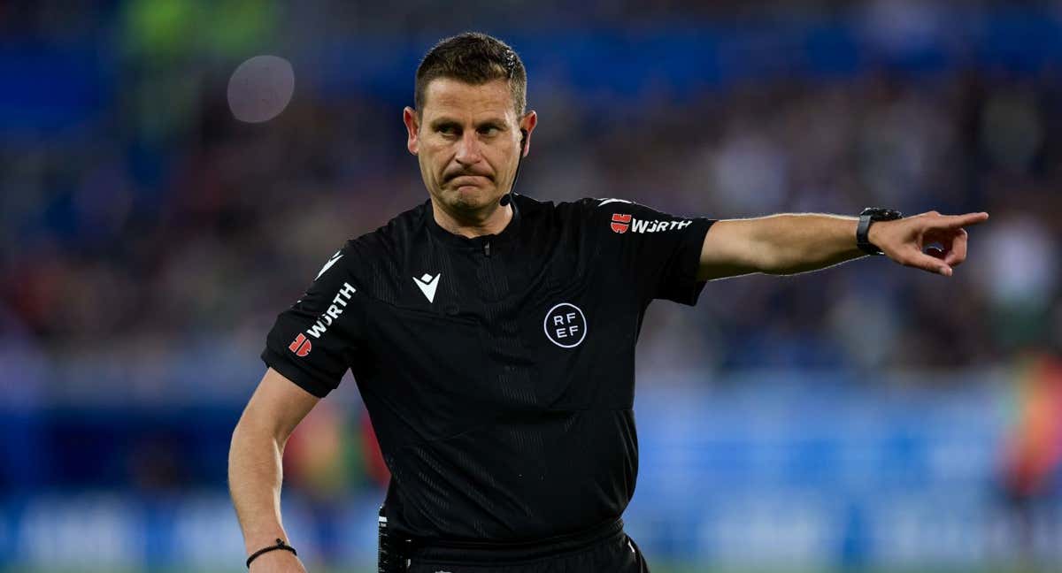 Figueroa Vázquez, en el partido entre Getafe y Alavés./EP