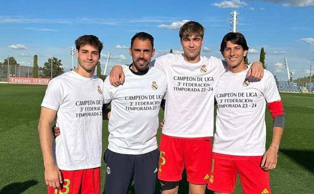 Codina, Fran y los otros dos porteros del Real Madrid C.