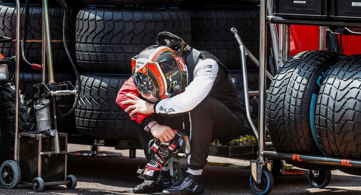 Primer episodio de la maldición de Charles Leclerc en Mónaco: Prema en F2 en 2017.