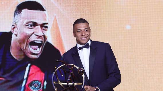 Mbappé, en una entrega de premios./