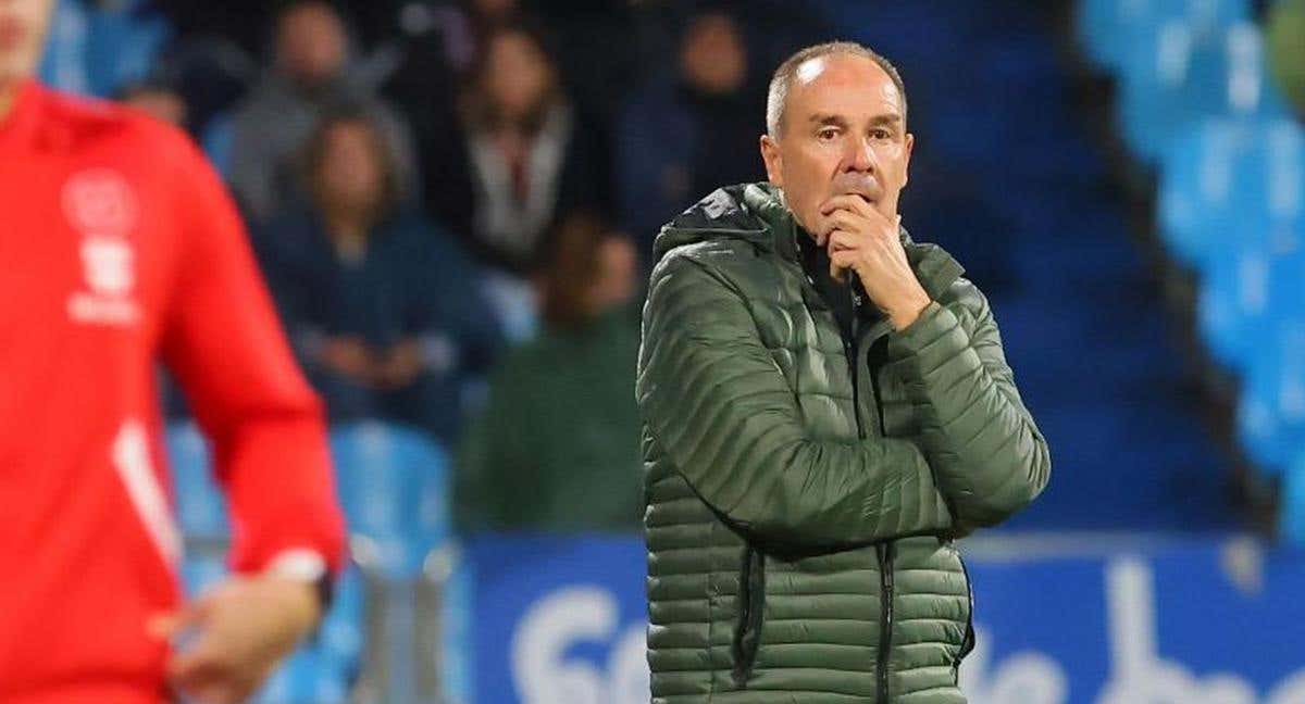Víctor Fernández, entrenador del Real Zaragoza.
