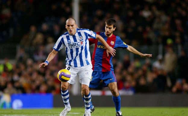 Kovasevic, en su etapa con la Real.  GETTY