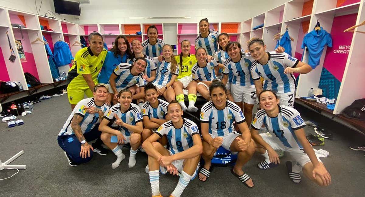 Las jugadoras de la selección de Argentina.