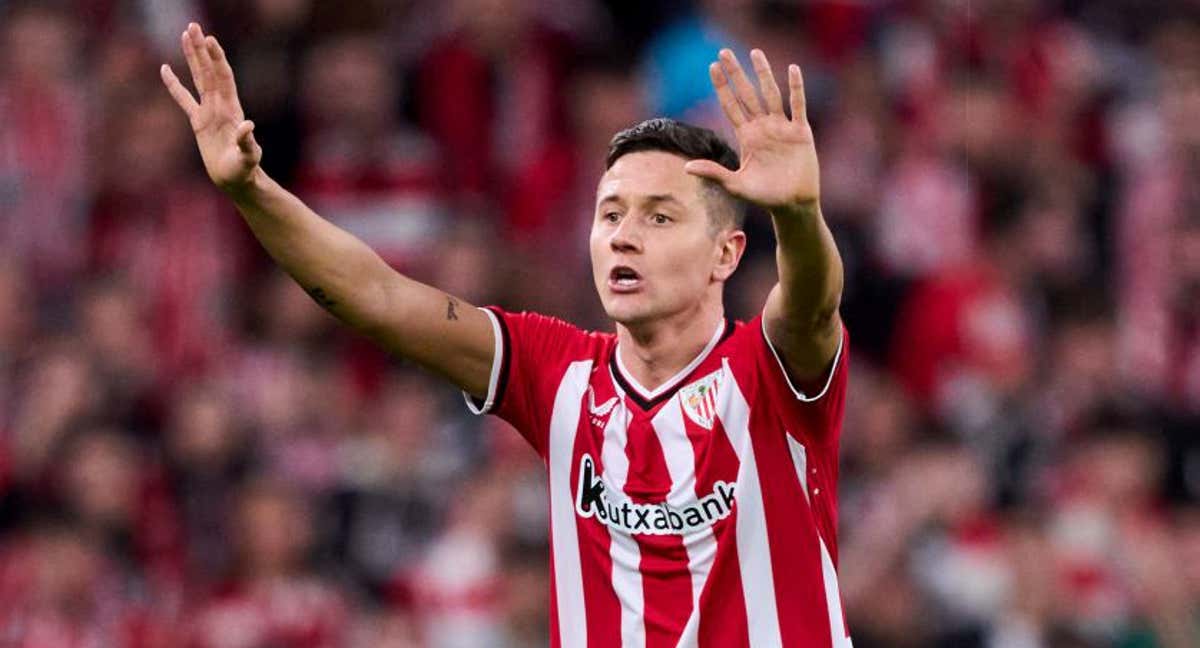 Ander Herrera, durante un partido de la presente temporada./Getty Images