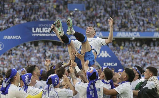 El Dépor contó con el apoyo de más de 23.000 espectadores de media para lograr el ascenso.  EFE