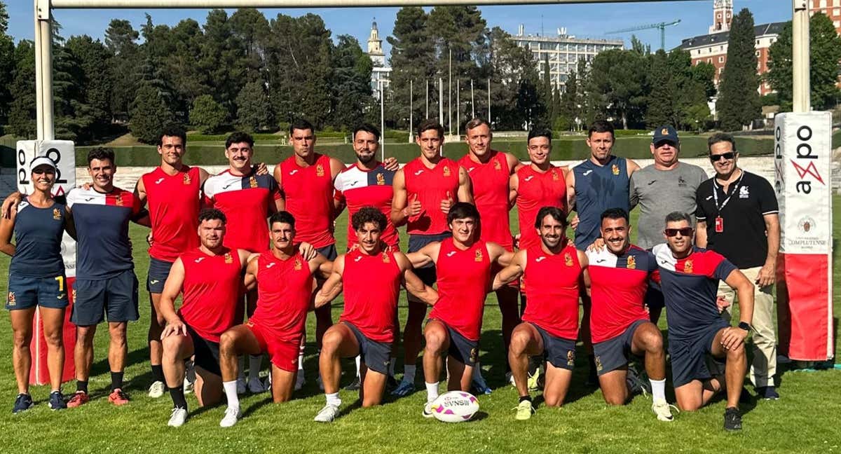 La Selección de rugby seven./Real Federacion Española De Rugby