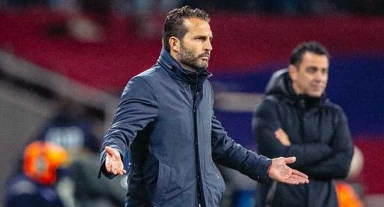 Rubén Baraja, en el Camp Nou