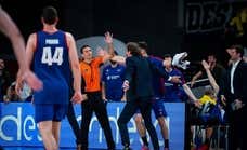 Roger Grimau carga contra el arbitraje por los contactos y las faltas ante el Real Madrid: «¿Es una acción normal empujar? Porque no es antideportiva»