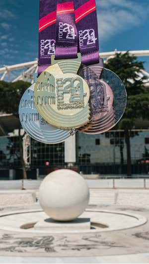 Las medallas del Europeo de Roma. ROMA 2024