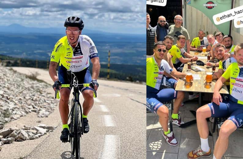 Hazard sube al Mont Ventoux... ¡aconsejado por Eddy Merckx!