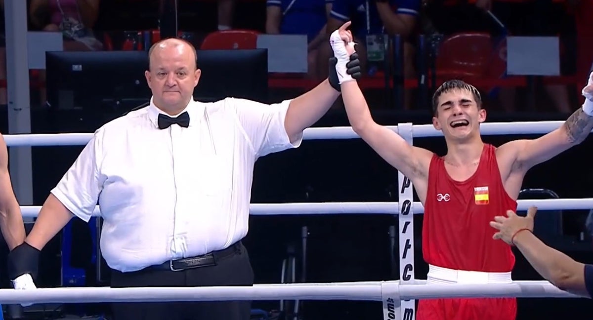 Rafa Lozano celebra su clasificación para los Juegos Olímpicos de 2024.