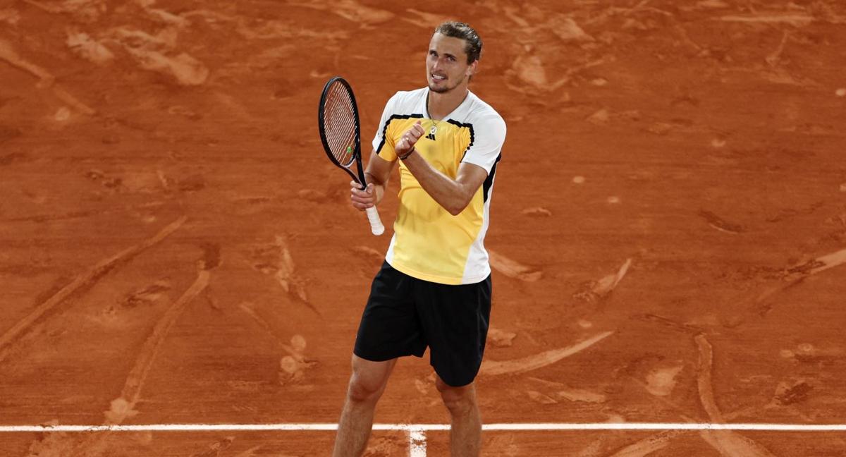 Zverev, tras ganar a Rune.