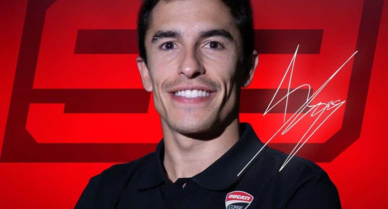 Marc Márquez, a Ducati.