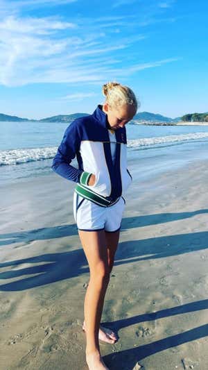 Andreeva, durante su visita a Vigo para disputar un torneo ITF.