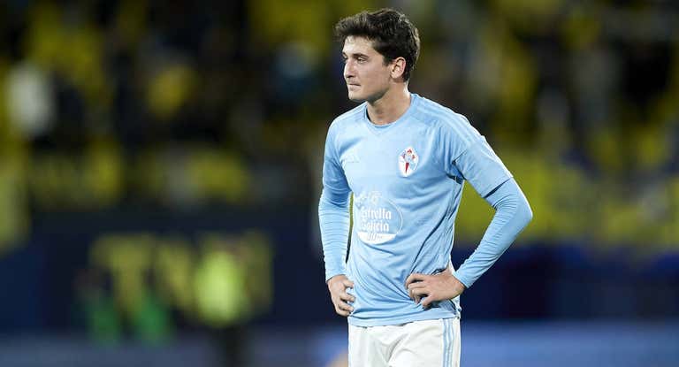 Carlos Dotor, en un partido con el Celta.
