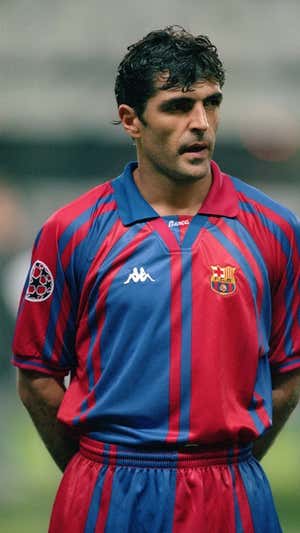 En un encuentro con el Barça.  Getty