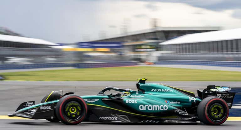 Fernando Alonso lideró los libres del GP de Canadá 2024.
