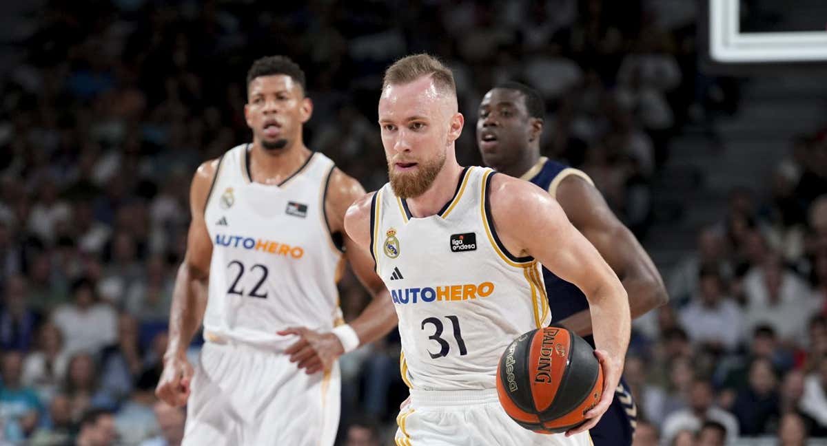 Dzanan Musa, en el partido ante UCAM Murcia./AFP