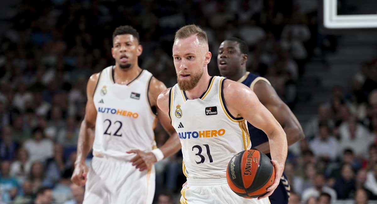 Dzanan Musa, en el partido ante UCAM Murcia.