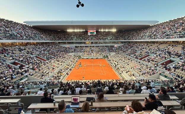 Imagen del Zverev-Ruud de las semifinales de Roland Garros.  N. Encabo