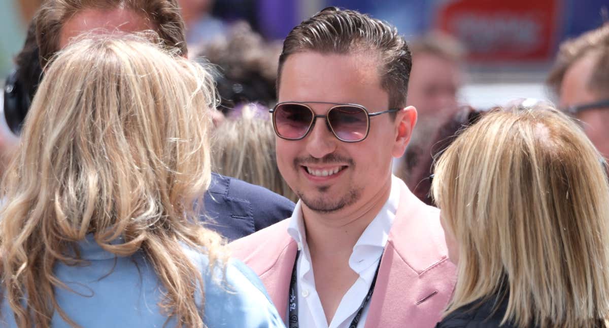 Jorge Lorenzo, en la parrilla del GP de Italia.