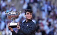 Las primeras palabras de Alcaraz como campeón de Roland Garros: “Ha sido un trabajo increíble, en el último mes, con la lesión, sufrimos”