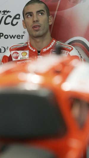 Melandri, en Ducati.