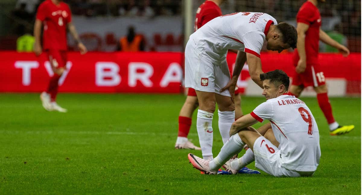 Robert Lewandowski sufrió un contratiempo físico sin importancia en el amistoso ante Turquía. /AFP