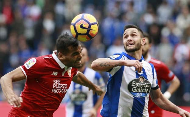 Andone con el Deportivo. EFE