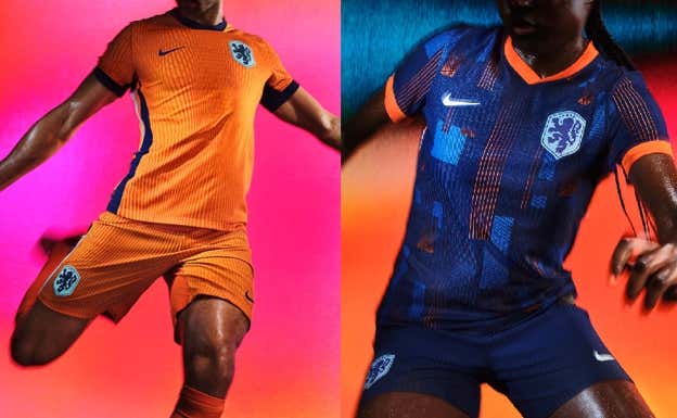 Equipaciones de Países Bajos para la Eurocopa 2024.